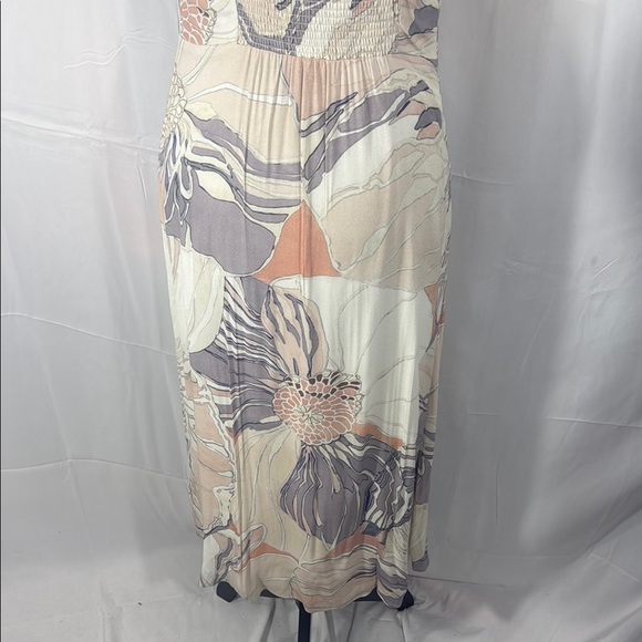 Wilfred Aritzia Cream Sheath Maxi Dress Sleeveless Size 4 - Picture 11 of 14